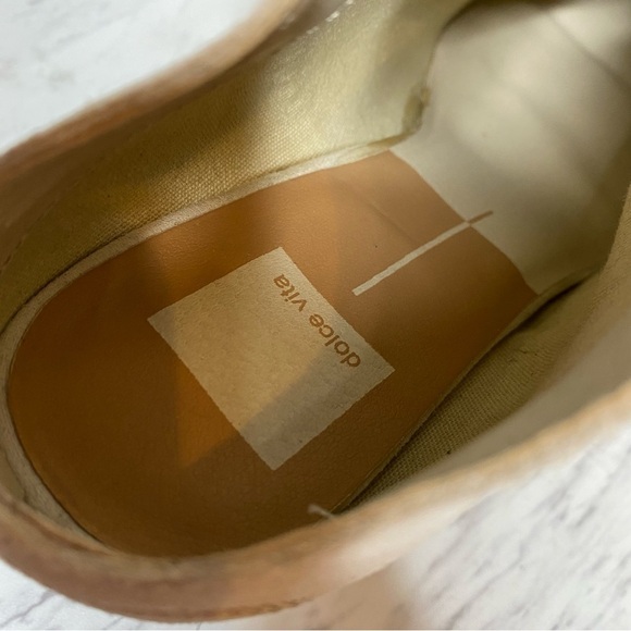 Dolce Vita Simran Tan Suede Western Heeled Bootie 13 - Picture 12 of 14